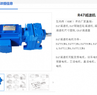 R47-100.86-YVPEJ0.37KW-M1-0°減速電機