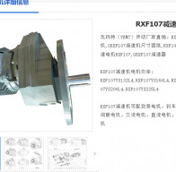 RXF107-4.65-AM200-D350減速電機型號解析