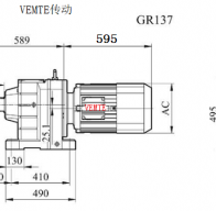 R137-Y22KW-4P-M4-0°減速機(jī)型號(hào)大全及圖紙