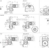 P15 PK15 PF15 PFK15減速機(jī)電機(jī)型號(hào)大全及尺寸圖