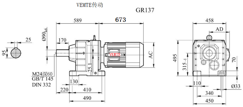 R137-Y225S4-4P-M4-0°減速機型號大全及尺寸圖.png